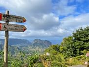 Wanderwegweiser auf Madeira