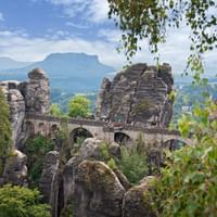 Ausblick auf die Basteibrücke