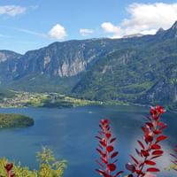 View of Lake Hallstatt from the Salzberg
