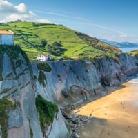 Cliffs on the Basque Coast in Spain