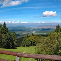 Wunderschöner Ausblick am Rennsteig