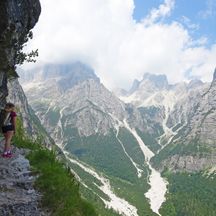 Ausblick auf die Brenta Dolomiten