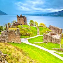 View of the mystical Urquhart Castle