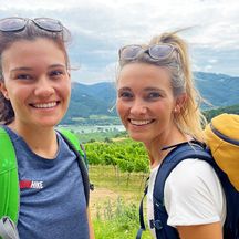 Hikers on a hiking trip in the Wachau