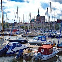 Hafen in Stralsund