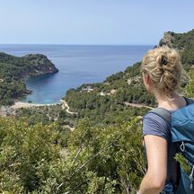 Blick auf die Küste beim Wandern auf Mallorca