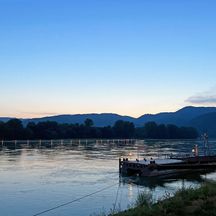Evening atmosphere on the Danube