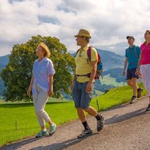 Wanderung entlang des Alpenpanoramaweges