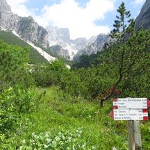 Berglandschaft der Brenta Dolomiten