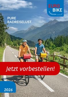 Eurobike Radreisen Katalog 2026 - Titelbild