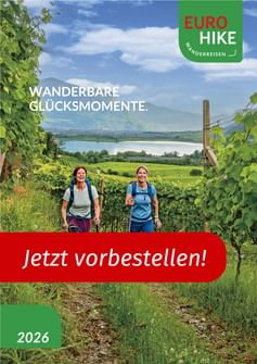 Eurohike Wanderreisen Katalog 2026 - Titelbild