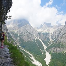 View of the Brenta Dolomites
