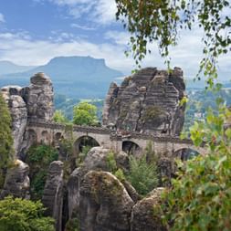 Ausblick auf die Basteibrücke