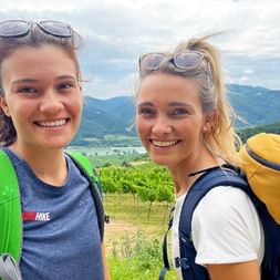 Hikers on a hiking trip in the Wachau
