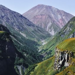 Berglandschaft in Georgien