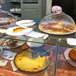 Cake selection at the cake finca in Soller