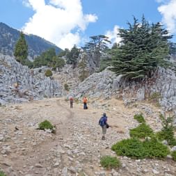 Rocks hiking at the Lycian Path