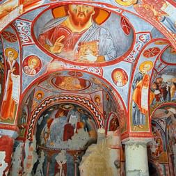 Fresco of Elmali Church in Cappadocia