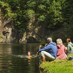 Wanderrast am Bergsee Ebertswiese