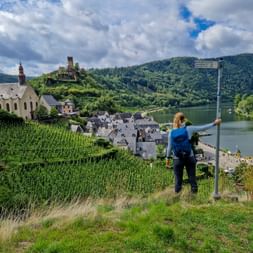 Moselle view at Metternich Castle