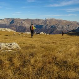 hikers on the Bjelasnica mountain range