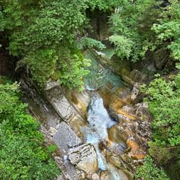 Klamm eines Flusses