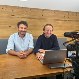 Andi und Rey bei unserer Plauderstunde