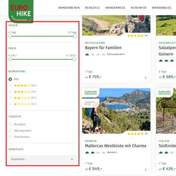 Weitere Suchfilter in der Eurobike-Suche Weitere Suchfilter in der Eurobike-Suche