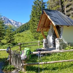A chapel on the Bodenalpe in the Lechtal Alps