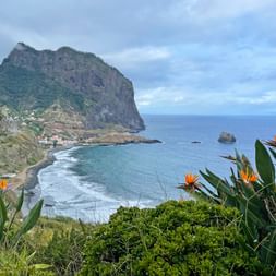 Hiking along the northern coast of Madeira