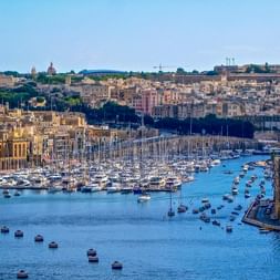 The captital town “Valletta” on Malta