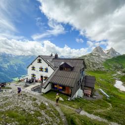 Mountain hut Leutkircher Hütte