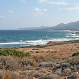 Rushing sea in Cyprus