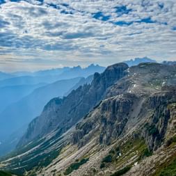 Panoramic view of the Dolomites