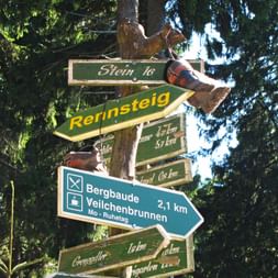 Signposts along the Rennsteig