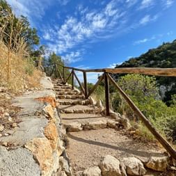Stairs at Cala Fiuli