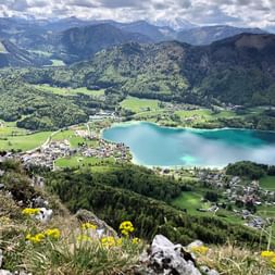 Colorful Fuschlsee view
