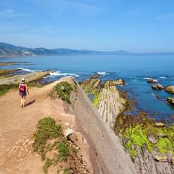 Coastal path in the Basque Country