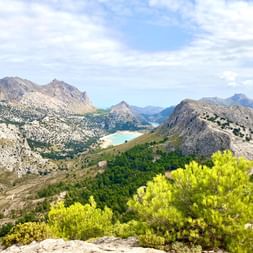 Wandern auf Mallorca: Ausblick vom Puig de l'Ofre