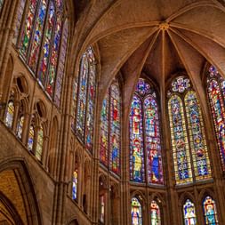 Cathedral on the Way of St. James from León to Sarria