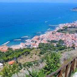 The city of Castellabate is located directly on the coast