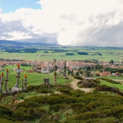 Die Gemeinde "Saugues" in der Stadt "Le-Puy"