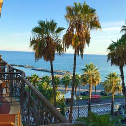Balcony view in San Remo