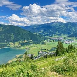 Hike up the Schmittenhöhe mountain with a view of Lake Zell