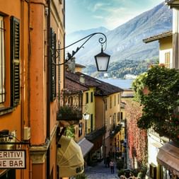Blick auf die Kleinstadt "Bellagio"