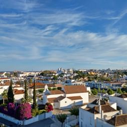Beautiful city panorama of Tavira