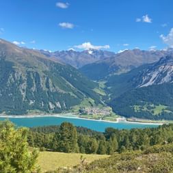 Instagram competition winner Mrs. Zuche on her hiking holiday from Lake Reschensee to Meran