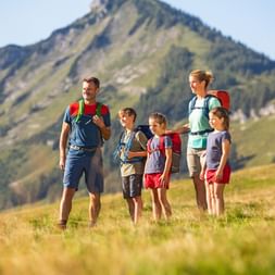 Familienwanderung im Salzkammergut