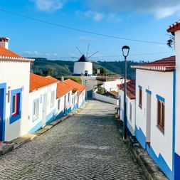 Row of houses in Portugal