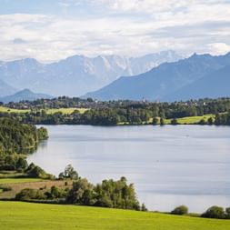 Mountain view from the Riegsee